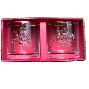 Hallmark 2 rocks glasses Verres A Whisky 12 oz pretty nice, a little naughty